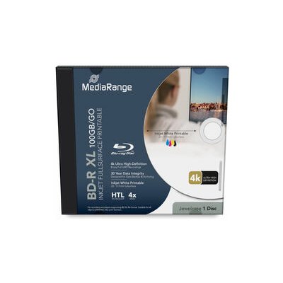 Mediarange BD-R 100GB 4x printable jewel 1ks (MR520) – Zboží Živě