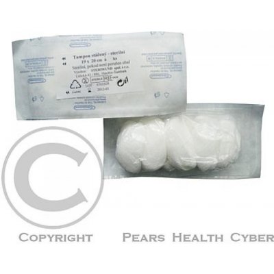 Steriwund Tampón stáčený z gázy sterilní 19 x 20cm/5 ks – Hledejceny.cz