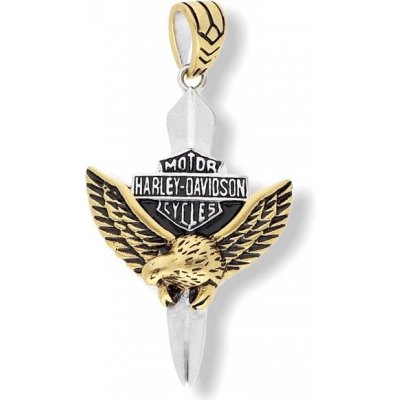 Ewena Přívěsek Harley Davidson z chirurgické oceli JFF286 – Zboží Mobilmania