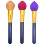DIVINE cosmetics houbička na make-up s rukojetí 18 cm mix – Sleviste.cz