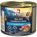 Ontario Adult telecí pate s příchutí kurkumy 200 g – Hledejceny.cz