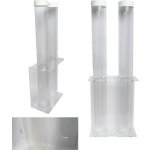 Zásobník na kelímky závěsný plast (2 tuby) 2x6,5cm – Zboží Dáma