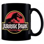 Keramický hrnek Jurský park Logo černý 315 ml – Sleviste.cz