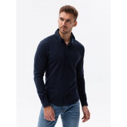 Ombre pánská košile OM-SHCS-0177 navy blue