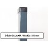 Pletiva RETIC Plotový sloupek GALAXIA ZN+PVC 60x40x1,5x2400, antracitový GA240OR