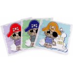 Dětský obrázkový kapesník - mix vzorů pirát – Zboží Dáma