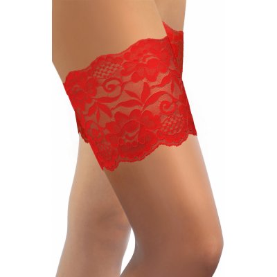 Sesto Senso Thigh Band Lace Červená