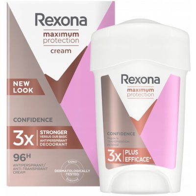 Rexona Maximum Protection Confidence krémový antiperspirant Woman 45 ml – Zboží Mobilmania