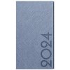 Diář Baloušek Tora 7,5 x 15 cm týdenní 2024 modrošedý