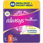 Always Platinum Normal velikost 1 Vložky s křidélky 48 ks – Zboží Dáma