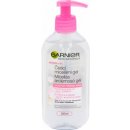 Přípravek na čištění pleti Garnier Skin Active micelární čistící gel pro citlivou pleť dávkovač 200 ml