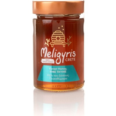 Meligyris Řecký med lesní Tymián + Pinie smíšený 270 g – Hledejceny.cz