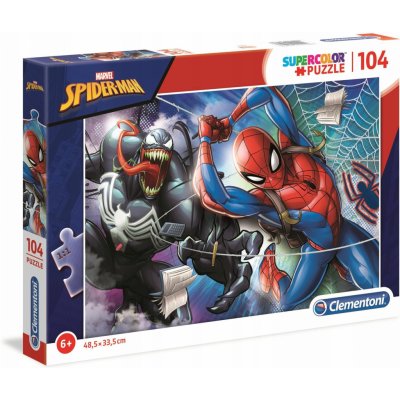 Clementoni Supercolor Spider-man/104 dílků – Zboží Mobilmania