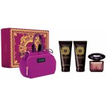 Versace Crystal Noir EDT 90 ml + tělové mléko 100 ml + sprchový gel 100 ml + kabelka dárková sada – Zboží Mobilmania