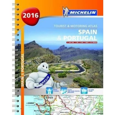 Španělsko a Portugalsko autoatlas Michelin 2016