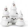 Vánoční dekorace Porcelánové stromečky Hammershoi Christmas set 3 Kähler