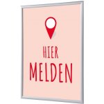 Jansen Display Set klaprámu A1, Přihlášení, červený, holandsky, 625 x 872 mm – Hledejceny.cz