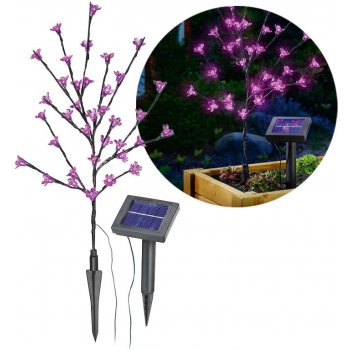 Solární světelný stromeček Esotec 102104 růžové květy