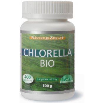 Nástroje zdraví Chlorella Chlorela Bio 400 tablet 100 g