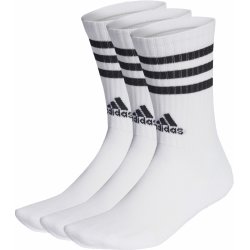 adidas Klasické ponožky 3-Stripes Cushioned Crew Socks 3 Pairs HT3458 Bílá