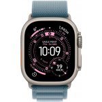 Apple Watch Ultra 3 (2025) 49mm Přírodní titan se světle modrým alpským tahem M MEWM4QC/A – Zboží Živě