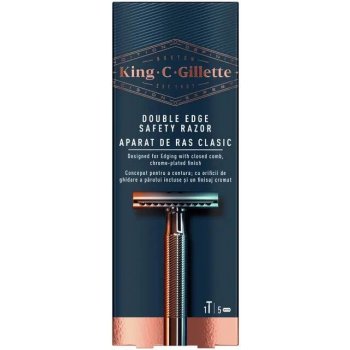 Gillette King C. Double Edge + 5 ks hlavic