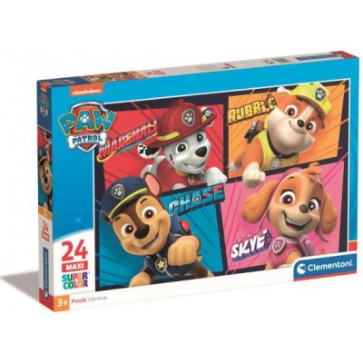 Clementoni Maxi PAW PATROL Psi Patrol 24 dílků – Zboží Mobilmania