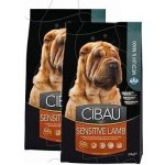 Cibau Dog Adult Sensitive Lamb & Rice Medium 2 x 2,5 kg – Hledejceny.cz