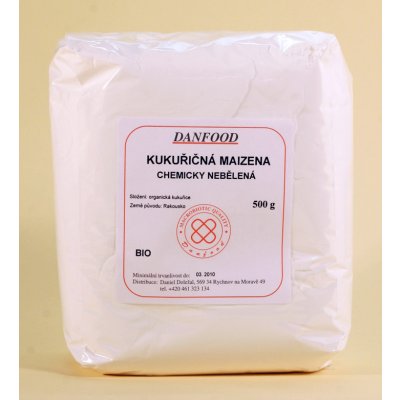 DANFOOD KUKUŘIČNÁ MAIZENA CHEMICKY NEBĚLENÁ 500 g – Zboží Dáma