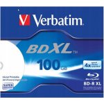 Verbatim BD-R XL 100GB 4x, jewel, 5ks (43789) – Zboží Živě