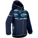 Unuo Dětská softshellová bunda s fleecem Basic Tm. Modročerná Tučňáci – Zboží Mobilmania