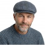 Fiebig Headwear since 1903 Pánská modrá vlněná bekovka Harris Tweed – Hledejceny.cz
