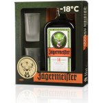 Jägermeister 35% 0,7 l (dárkové balení 2 sklenice) – Zboží Mobilmania