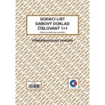 Baloušek Tisk PT142 Dodací list - daňový doklad, A5, samopropisovací, číslovaný – Hledejceny.cz