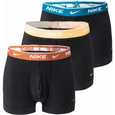 Nike EVERYDAY COTTON STRETCH TRUNK 3-PACK Black/Blue