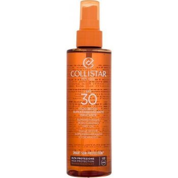 Collistar Smart Sun Protection Supertanning Moisturizing Dry Oil ochranný suchý olej na opalování SPF30 200 ml