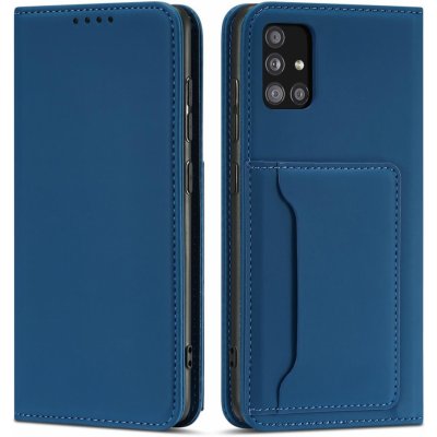 Pouzdro Efecto na magnetické karty Xiaomi Redmi Note 11 Pro Pouch Card Wallet Card Holder modré