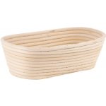 Ošatka ratanová MagicHome, na kynutí chleba, oválná, max.650 g, 28x14x8 cm – Zboží Dáma