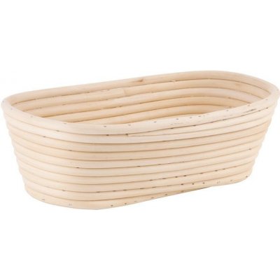 Ošatka ratanová MagicHome, na kynutí chleba, oválná, max.650 g, 28x14x8 cm – Zboží Dáma