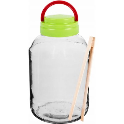 Browin Skleněná zavařovací sklenice s kleštěmi 3 l – Sleviste.cz