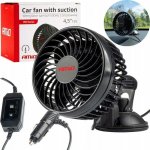 AMIO Ventilátor do auta s přísavkou 11,4cm 12V – Hledejceny.cz
