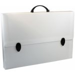 Donau aktovka s držadlem A3 plastová bílá – Sleviste.cz