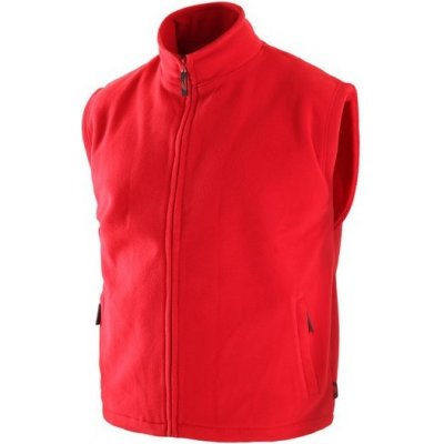 Canis CXS Pánská fleecová vesta UTAH červená – Zboží Mobilmania