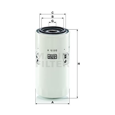 Filtr, odvzdusneni klikove skrine MANN-FILTER W 10 010 – Hledejceny.cz