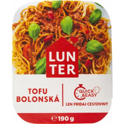 Lunter Quick&Easy Tofu Boloňská 190 g – Zboží Dáma