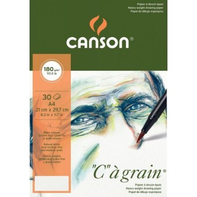 Canson C a grain Dessin lepený 240g A5 30 listů – Hledejceny.cz