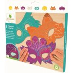 Scratch Art vyškrabávání zvířecí masky – Zboží Mobilmania