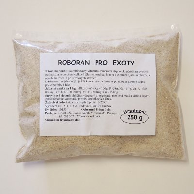 Univit Roboran pro exoty 250 g – Zboží Mobilmania