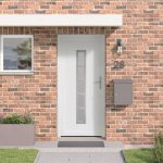 OMAXI Vchodové dveře Bílá 98 x 200 cm PVC 787334 – Hledejceny.cz