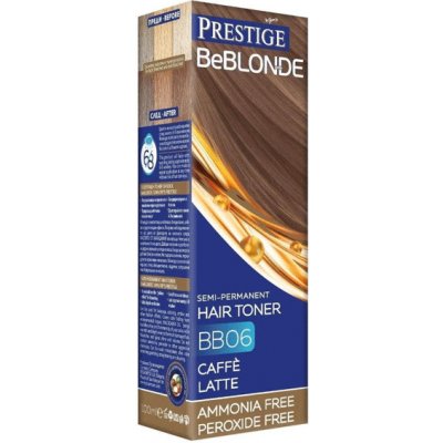 Prestige Be Blonde barva na vlasy BB06 káva Latte 100 ml